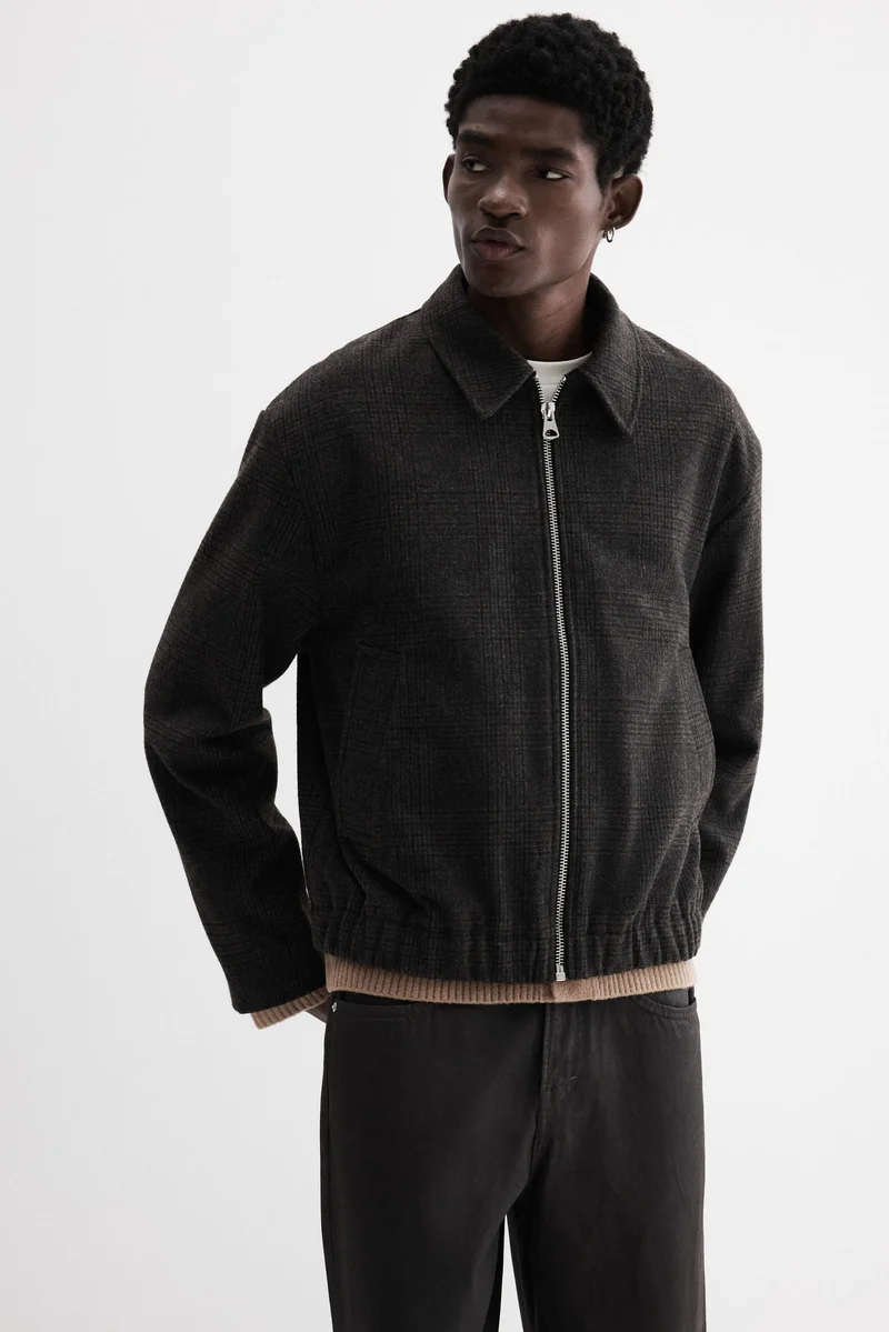 H&M Regular Fit Felted shacket