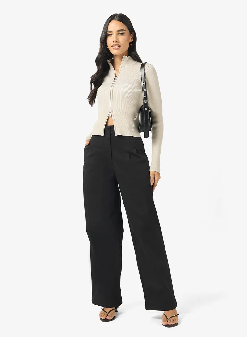 كالفن كلاين جينز كنزة أساسية بسحاب