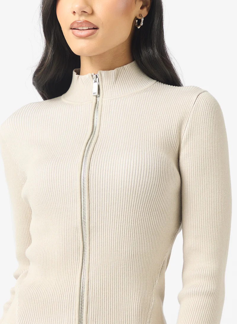 كالفن كلاين جينز كنزة أساسية بسحاب