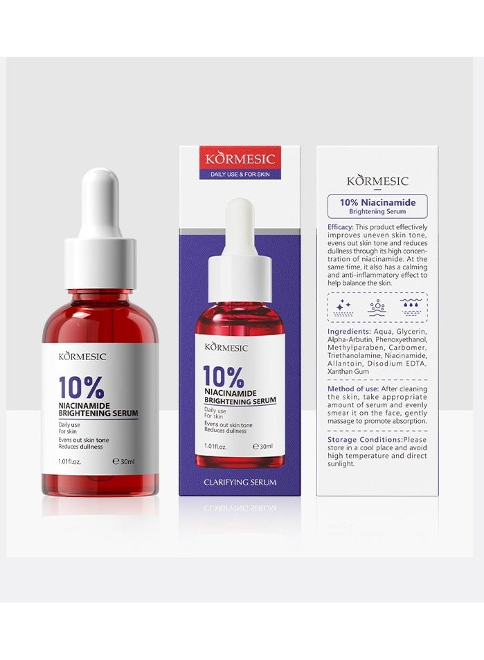 Kormesic 10٪ نياسيناميد مصل مشرق وتنقية البشرة 30 مل - Image 1