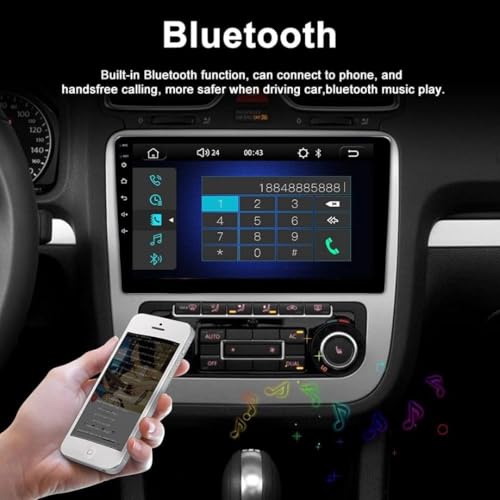 Audio Wheels Wireless CarPlay & Stereo Auto 9inch 1280P Car Android Display with Gorilla Glass | Android 13 | TS-9 Processor | 2GB & 32GB +Frame+HD Camera Included (Hyundai i10 Grand) - Image 5