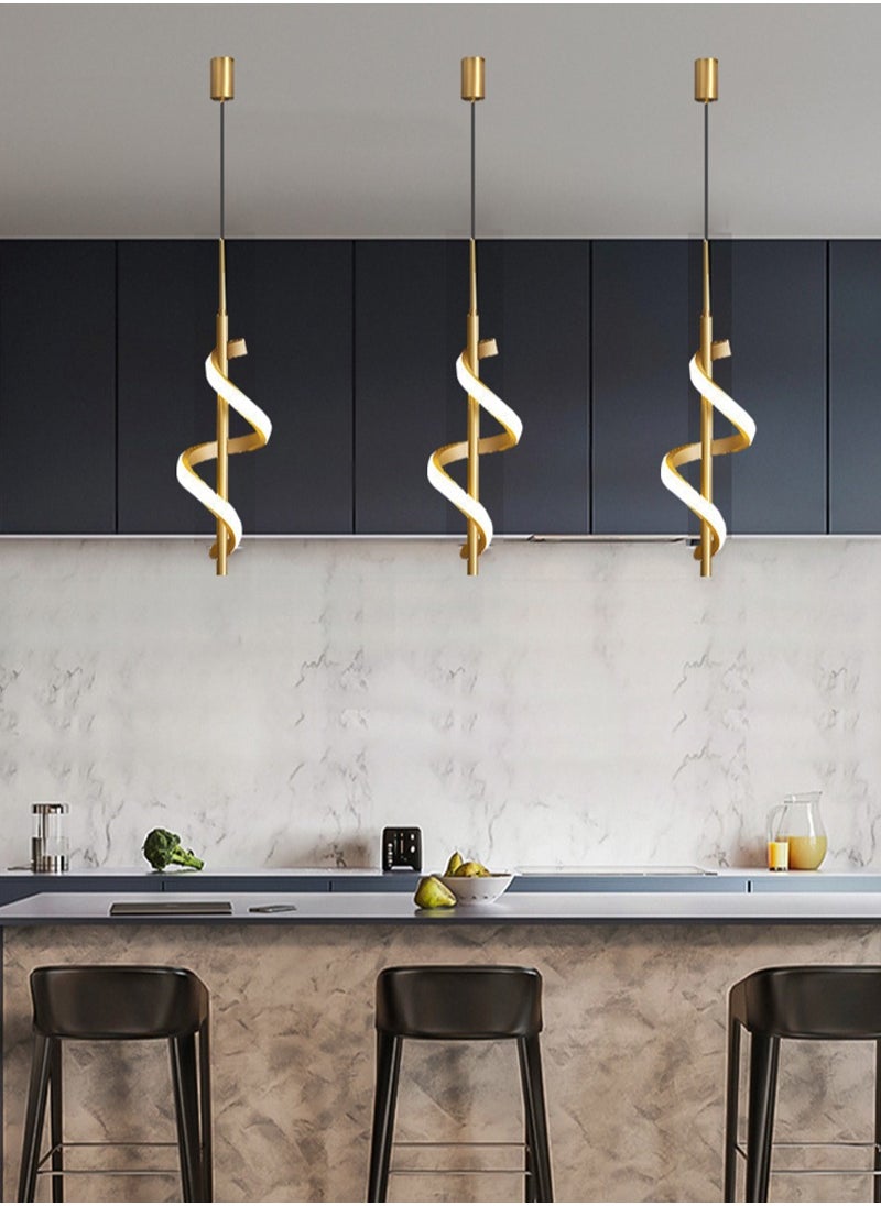 Sharpdo Nordic 3-color LED Pendant Light Interior Lighting For Home Bedside Living Room Decoration Dining Table Aisle Modern Lights Minimalist Art Gold  - Image 3
