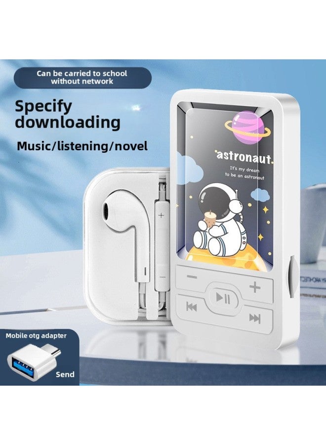 Students Special Listening Artifact Mp3 Walkman High School Students Boys And Girls Mini Portable Sports Music Player-Body Color:A1 Little Girl-Memory Capacity:No External Noise 128 Can Save 20,000 Songs + 4-piece Set - Image 3