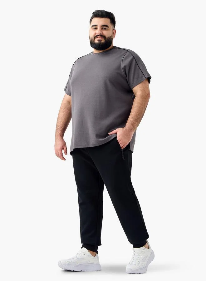 Splash FAV Plus Size Regular Fit Crew Neck T-shirt