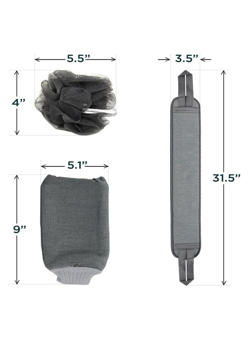 Oasisgalore Shower Cleaning Towl Sponge and Exfoliating Glove  - Image 2