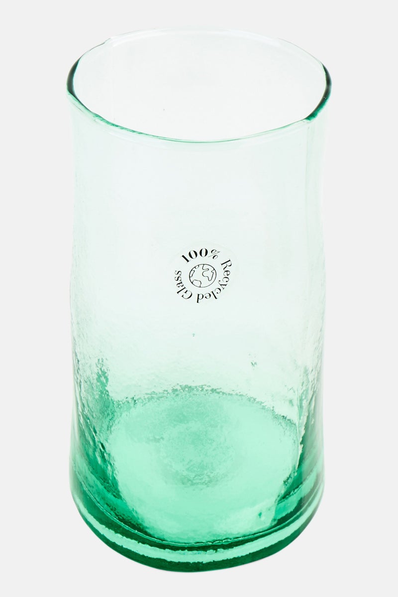 Muy Mucho Glass Vase 13 D x 22 H cm, Transparent  - Image 1