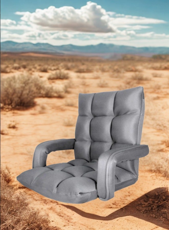 SMART HOME A luxurious folding floor chair, padded, comfortable and soft to the touch, travel seat, sports chair, outdoor chair and garden chair - Image 1