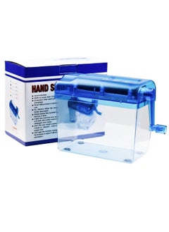 Y&D Hand Shredder, Portable Paper with Dust Box and Non Slip Base Mini Holds 4 Sheets Vertically Cut for Paper, Notes, Bills Cutting Tool  - Image 4