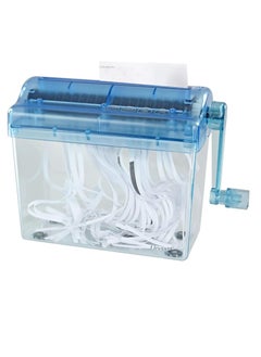 Y&D Hand Shredder, Portable Paper with Dust Box and Non Slip Base Mini Holds 4 Sheets Vertically Cut for Paper, Notes, Bills Cutting Tool  - Image 5