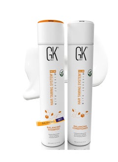 GK Hair Global Keratin Balancing Shampoo and Conditioner Set for Oily & Color Treated Hair Deep Cleansing Ideal for Over-Processed and Environmentally Stressed Hair - 300ml (Pack of 2) - pzsku/Z95B243EFD07AD88683DBZ/45/_/1739501346/755f4d1f-8d1c-440d-a002-ca06b34a5e3f