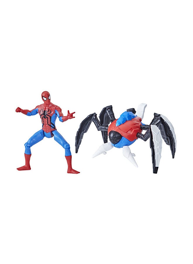 MARVEL - Marvel Mech Strike Mechasaurs 4-Inch Spider-Man With Arachno Mechasaur Action Figures Super Hero Toys For Kids Ages 4 And Up - Image 1