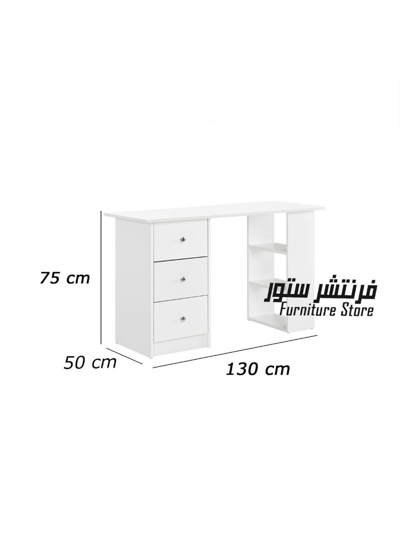 Furniture Store Modern desk, height 75 cm - width 130 cm - depth 50 cm, from Furniture Store.  - Image 5