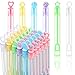 LOAVER 36 Pack Mini Bubble Wands Bulk for KidsAssorted Pastel Rainbow Bubble Wands Sticks for Summer Outdoor Party Toys Goodie Bag Stuffers Class Prizes - Image 2