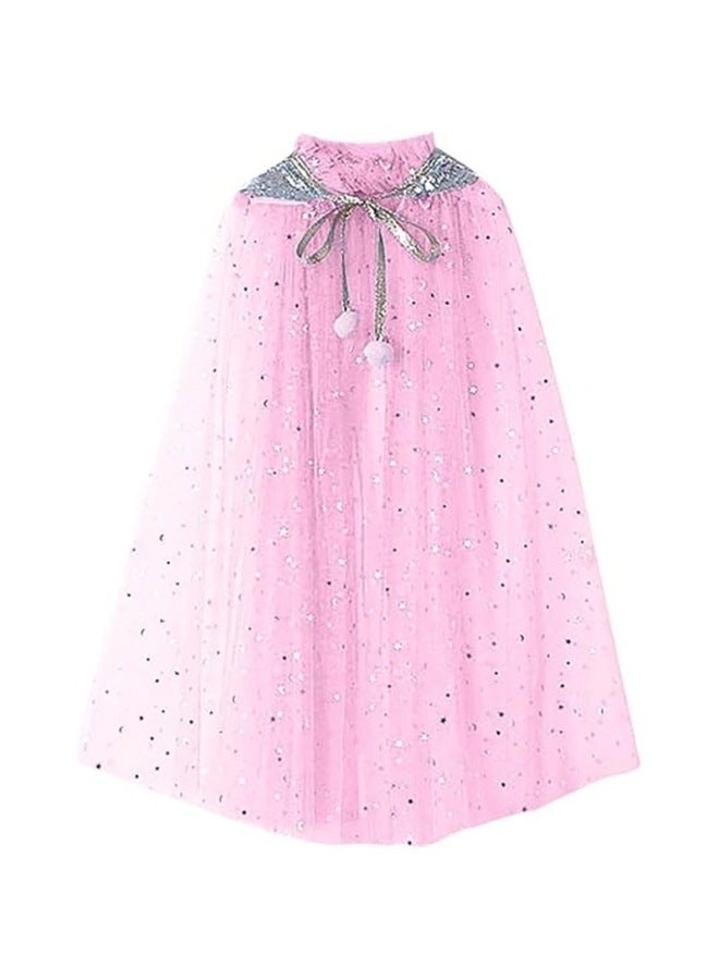 Loquat Aisha Cloak Suit  Performance Clothes Children's Glow Dress Year Toys Gifts For Kids-Color:Aisha Pink Cloak - Image 1