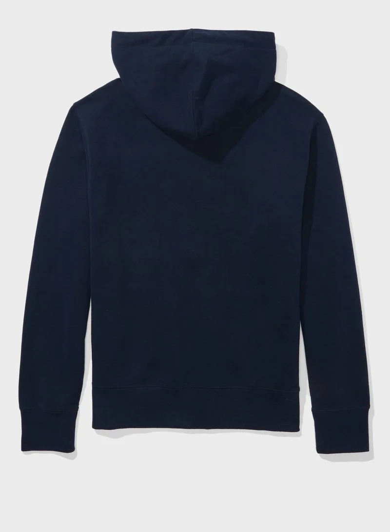 American Eagle Zip Through Hoodie