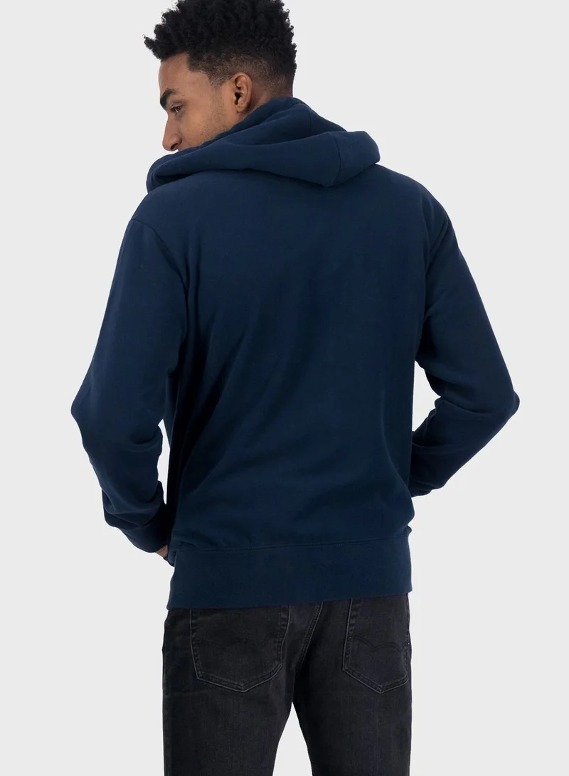American Eagle Zip Through Hoodie
