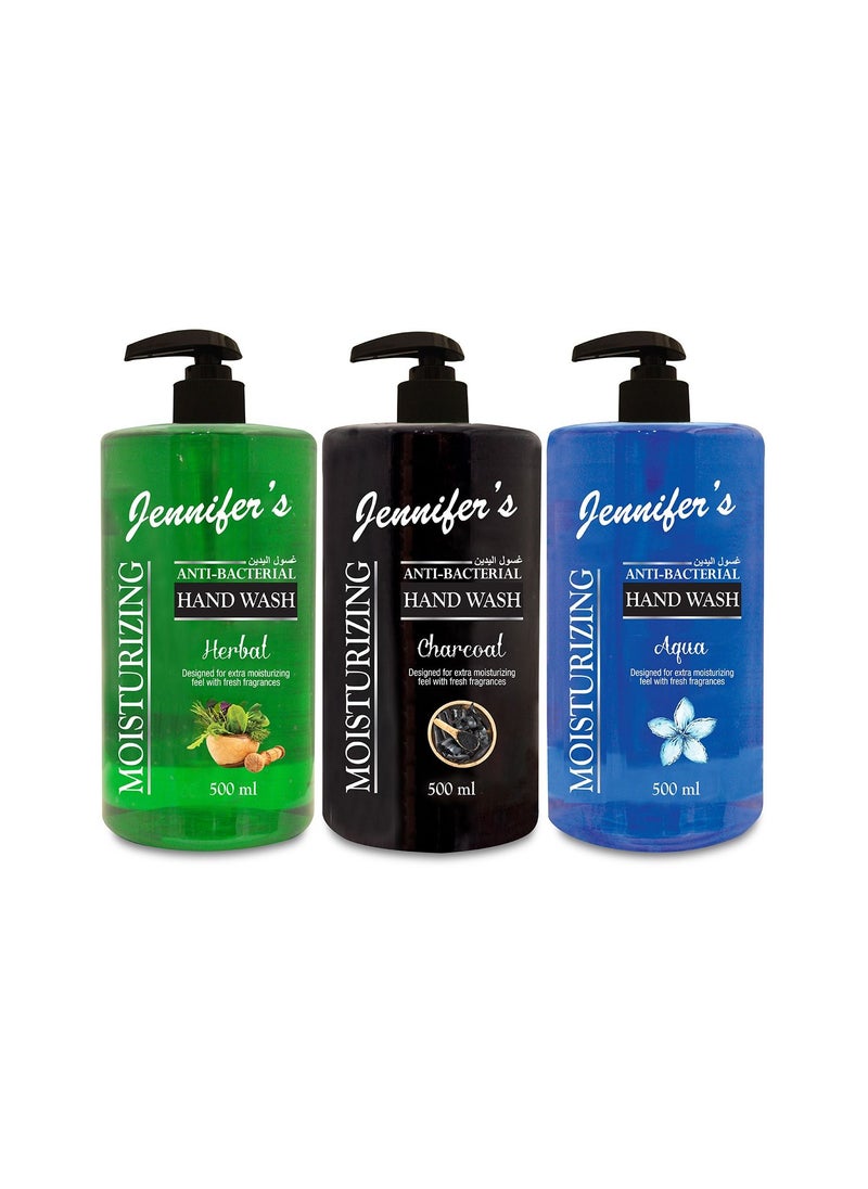 Jennifer's Anti- Bacterial Hand Wash, Pack of 3, Assorted  - Image 4