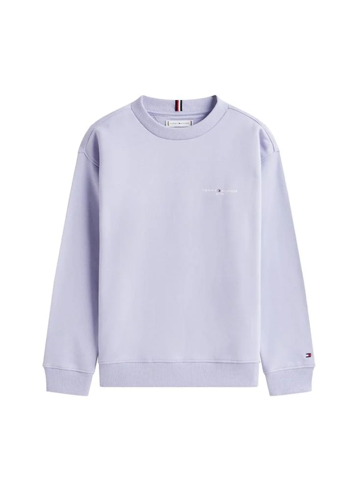 تومي هيلفيغر سويت شيرت أطفال برقبة دائرية