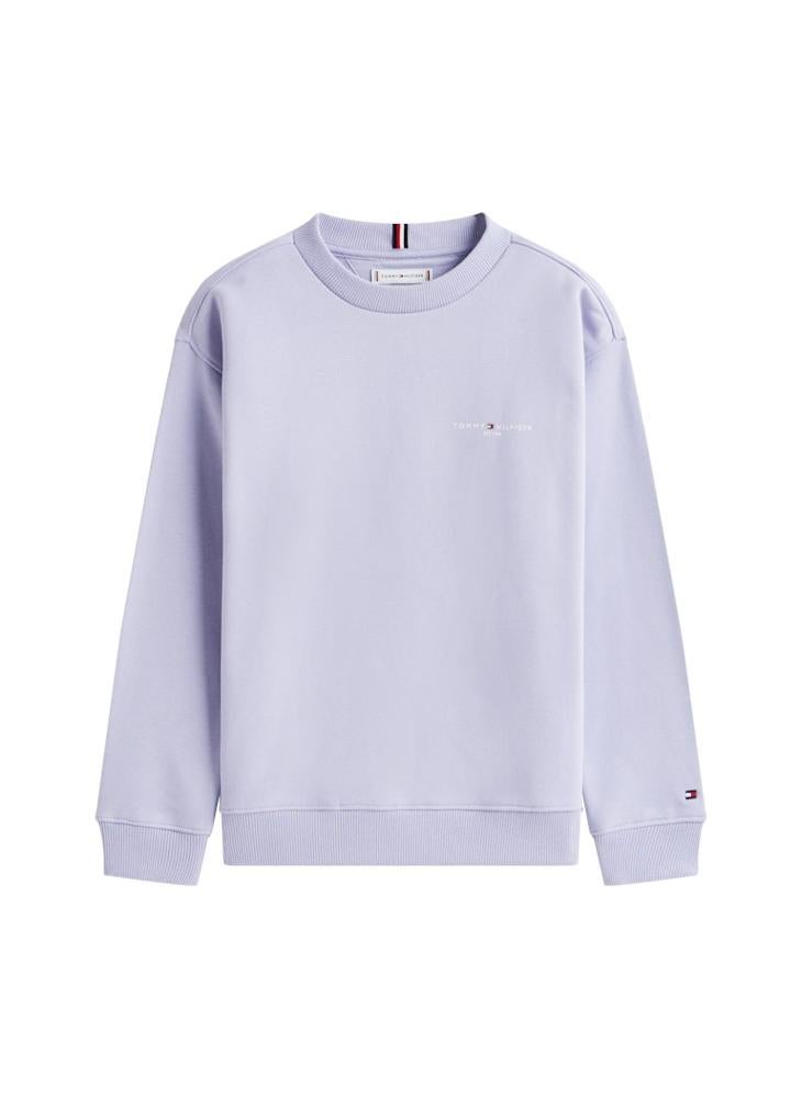 تومي هيلفيغر سويت شيرت أطفال برقبة دائرية - Image 4