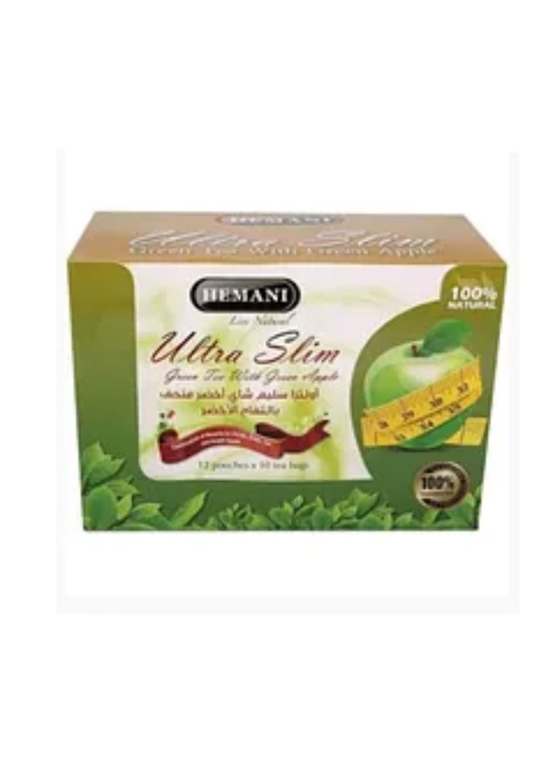 Himani Ultra Slim Green Tea with Green Apple (12 Pieces Full Carton)