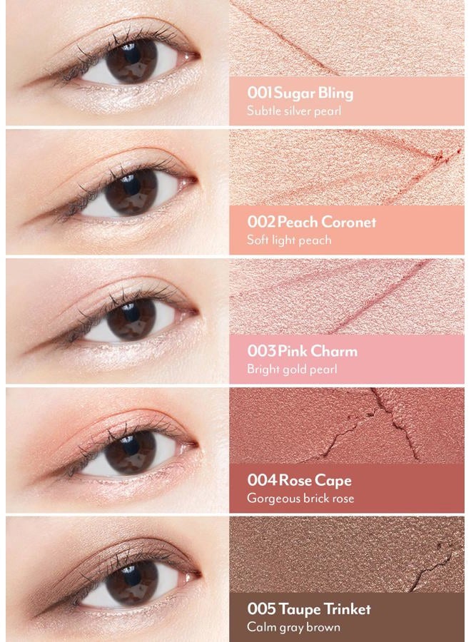 I'M MEME Eyeshadow - I'm Stick Shadow Shimmer 001 Sugar Bling | Long Wear Blendable, Creamy, Pearly Finish, Under Eye Makeup Suitable for Beginners, Glitter, Smudge Proof, High Pigmentation, 0.03 Oz - Image 3