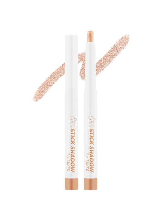 I'M MEME Eyeshadow - I'm Stick Shadow Shimmer 001 Sugar Bling | Long Wear Blendable, Creamy, Pearly Finish, Under Eye Makeup Suitable for Beginners, Glitter, Smudge Proof, High Pigmentation, 0.03 Oz - Image 1