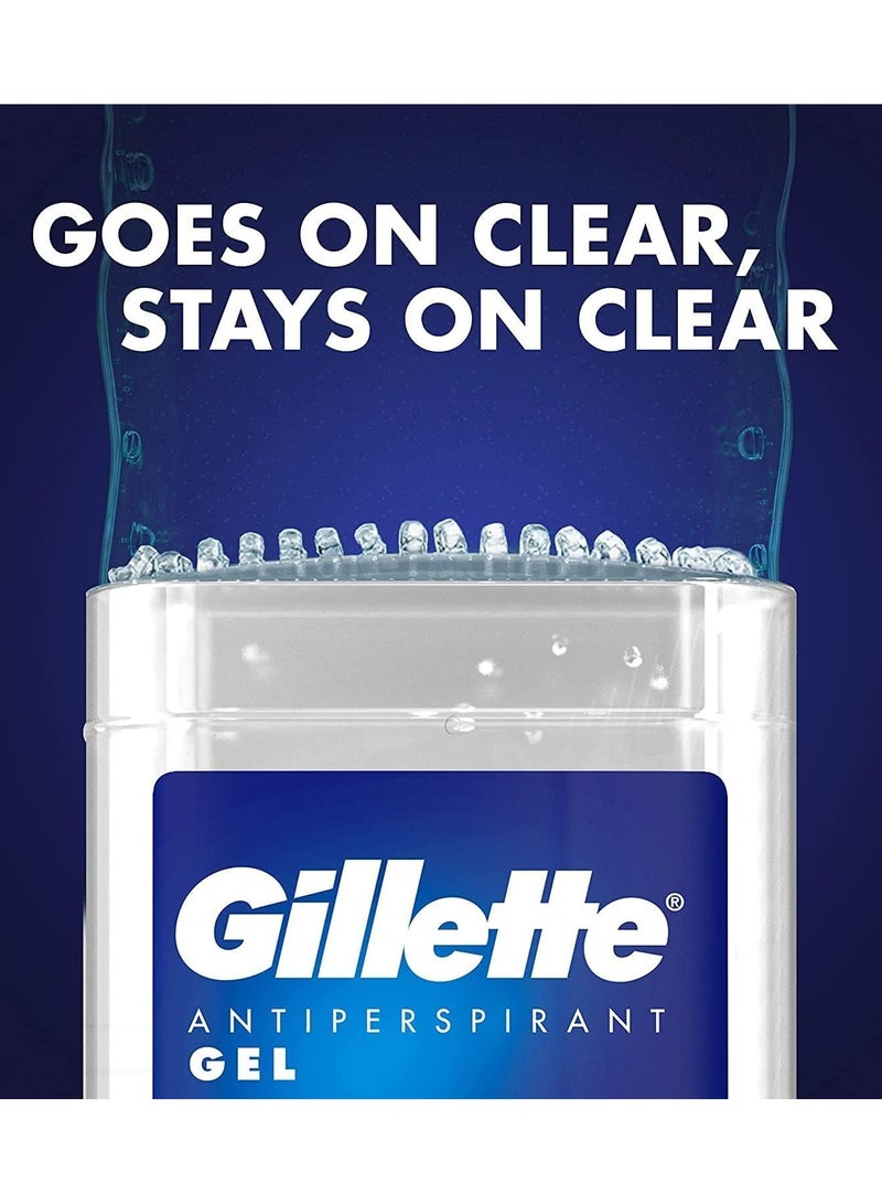 Gillette Antiperspirant Deodorant Gel For Men, 70ml x 6 COOL WAVE - Image 2
