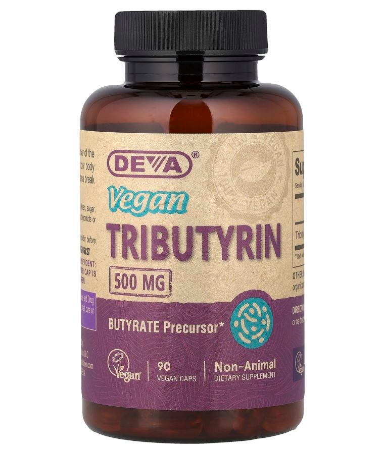 Deva Vegan Tributyrin 500 mg  90 Vegan Caps
