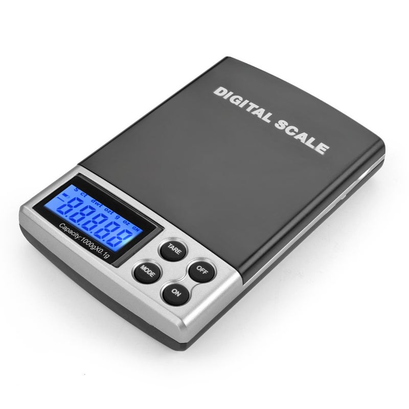 Flexzion Digital Pocket Scale for Grams of Jewelry Gold Silver Coin Gem Scale 1000 g x 01 g High Precision Digital Gram Scale LCD Display Portable Food Weighing Tool with Protective Cover