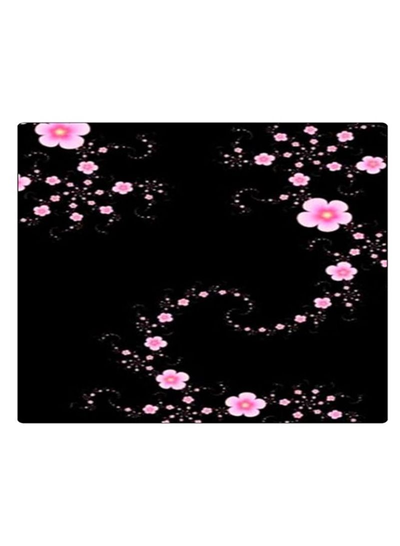 RKN Printed Anti-Slip Gaming Mouse Pad Pink/Black