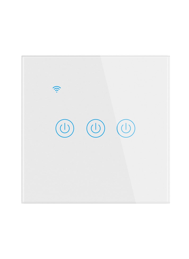 WiFi Smart Light Switch Touch No Neutral Wire Required Work with Alexa and Google Home Tuya APP