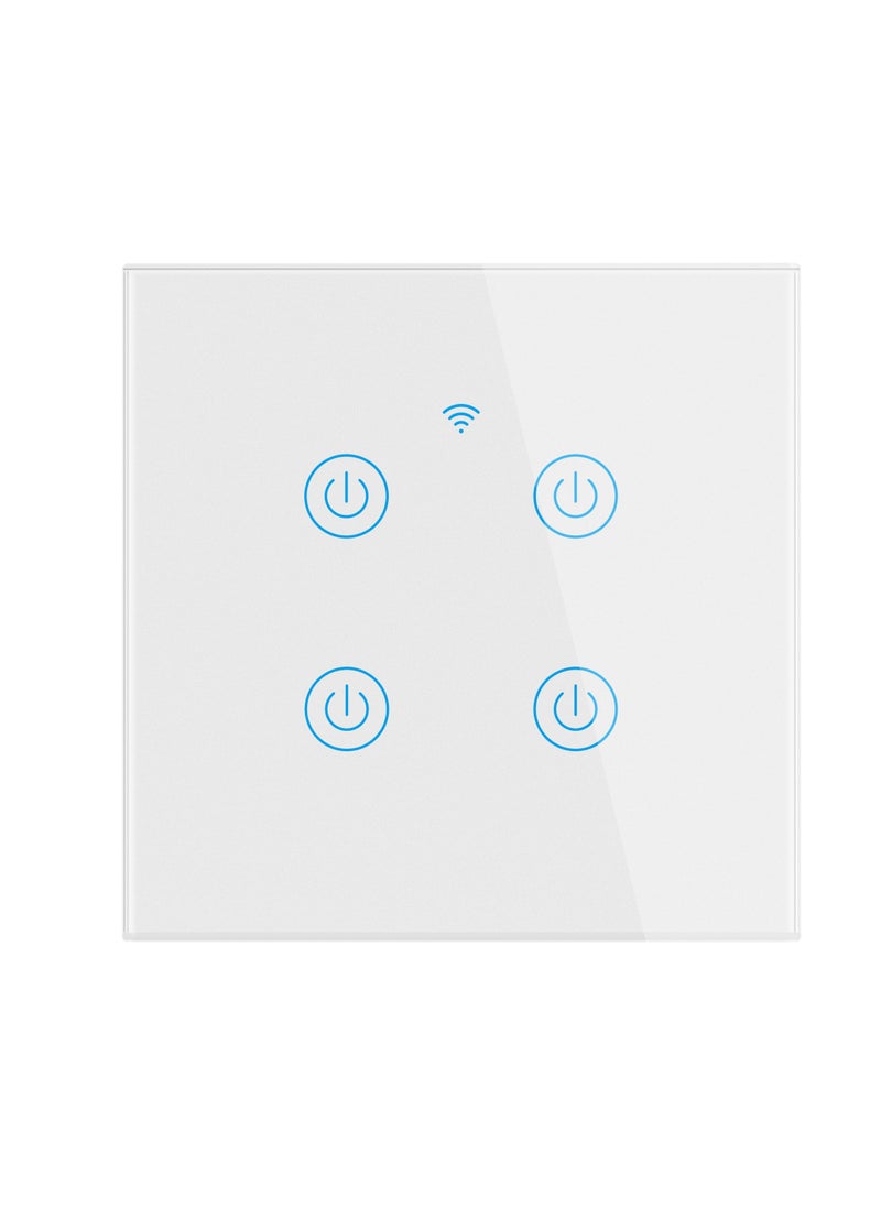 WiFi Smart Light Switch Touch No Neutral Wire Required Work with Alexa and Google Home Tuya APP