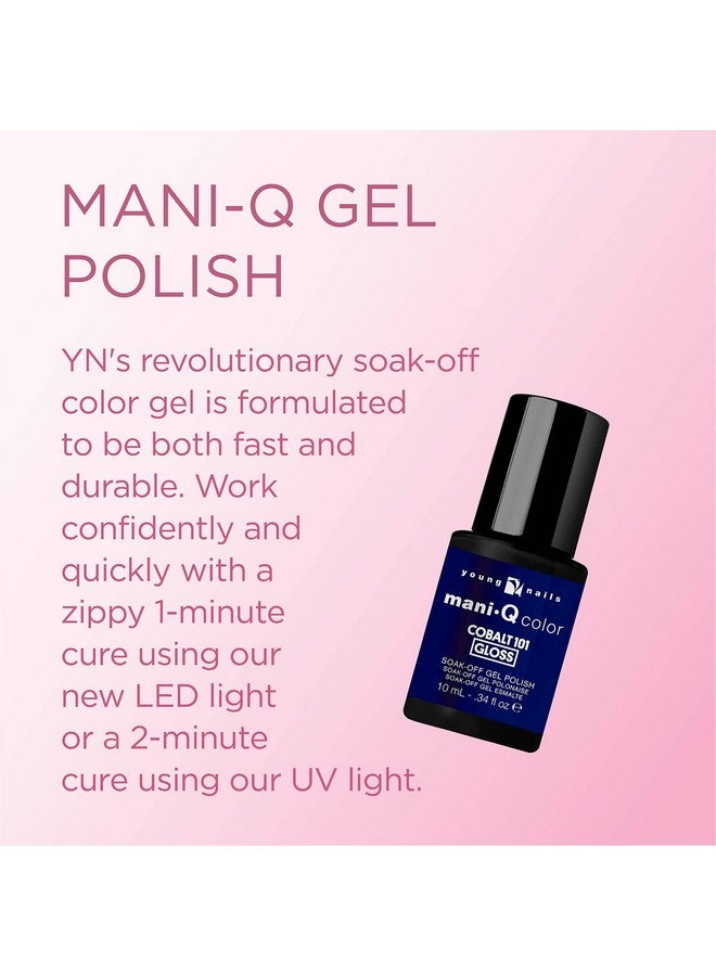 Young Nails Maniq Gel Polish Color Gel Nail Polish For Natural Or Artificial Nails Cure With Led Or Uv Light Soak Off Gel Polish 0.34 Fl Oz. - Image 2
