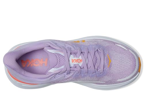 Hoka Women's Bondi 9 Sneaker, Aster Flower/Starlight Glow, 8.5 - Image 2