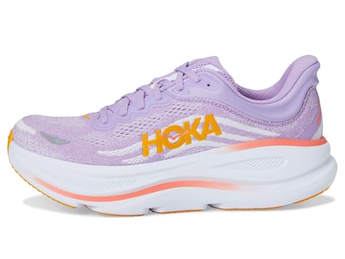 Hoka Women's Bondi 9 Sneaker, Aster Flower/Starlight Glow, 8.5 - Image 4