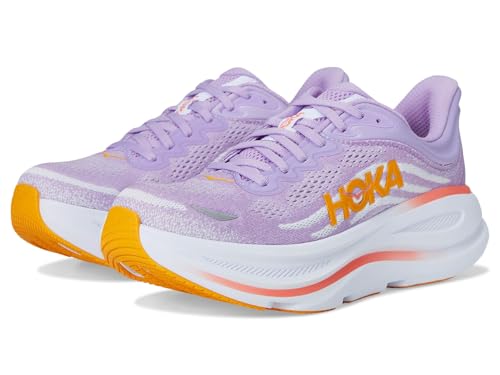 Hoka Women's Bondi 9 Sneaker, Aster Flower/Starlight Glow, 8.5 - Image 1