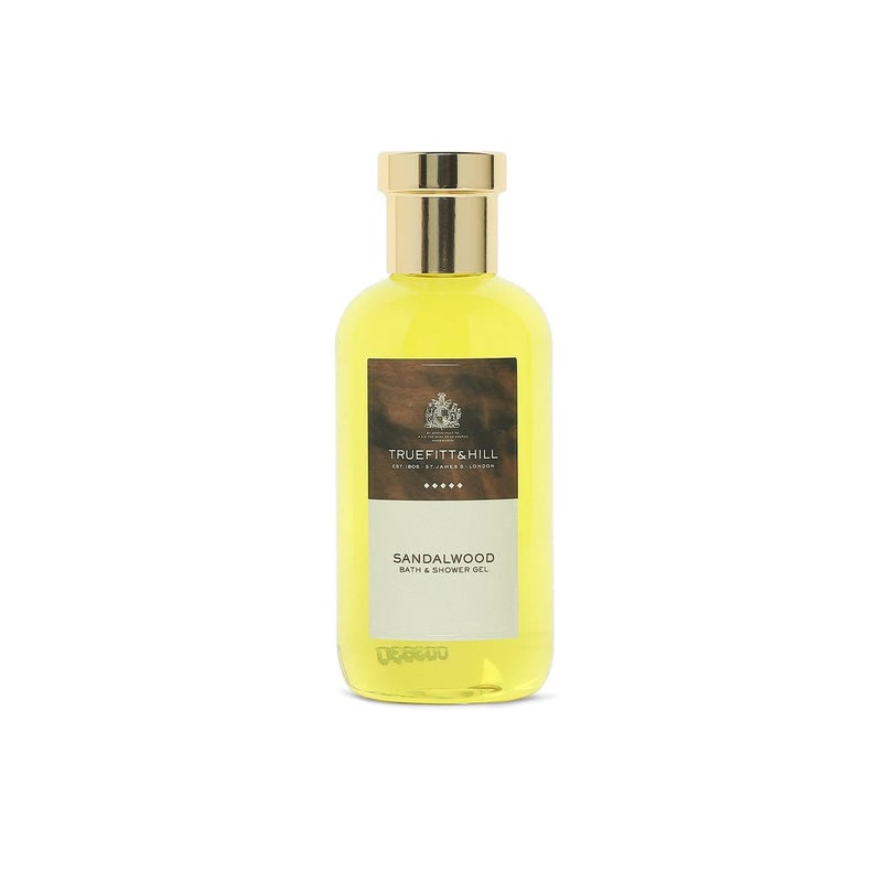 Truefitt & Hill Premium Luxury Bath & Shower Gel - Sandalwood - Rich Lather, Deep Cleanse, and Refreshing Aroma - 6.7 oz. - Image 2