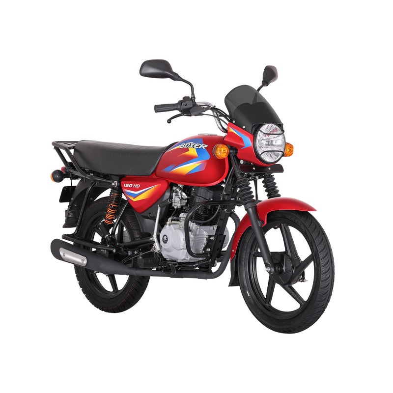 Boxer Motorcycle BM150 UG-5 Gear – Red|
150cc | 5-Speed Manual Gear - Image 1