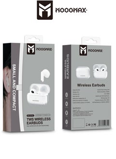 MOOGMAX Moogmax MX-EP44 A very small TWS wireless Bluetooth headphones. headset wireless Bluetooth with built-in microphone. earphone with HAFI clear sound, and unbreakable Case (not the earphones) made of zinc alloy  - Image 2