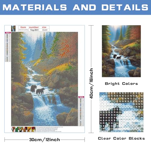 Diymood 5D Diamond Painting Woman, Paint with Diamonds DIY Diamond Art Umbrella Woman Geisha, Diamond Painting by Number Kits Full Drill Rhinestone for Home Wall Decor 12x16inch - Image 5