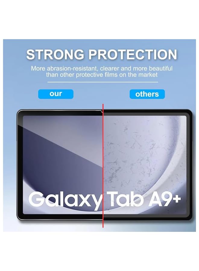 erorex 【2Pack】 Screen Protector Compatible For Samsung Galaxy Tab A9 Plus 11Inch 2023 Paper Feeling Film Writing Anti Glare Matte Film Touch Sensitivity  - Image 2