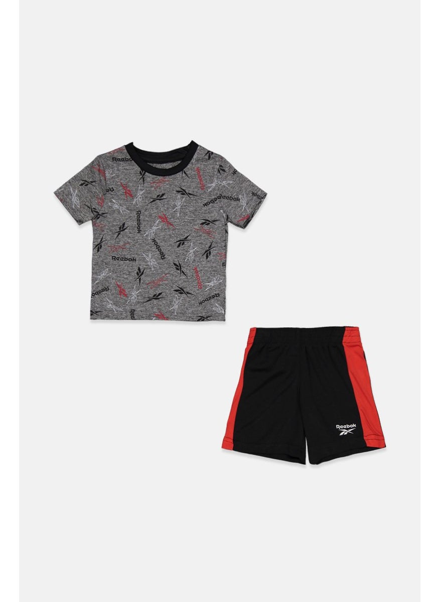 Toddlers Boy 2 Piece Brand Logo T shirt And Shorts, Grey and Black - pzsku/Z95B3332A062A10B42CF0Z/45/_/1737642896/4cf8e2dd-f8cb-4267-8508-0f9a76b02bef