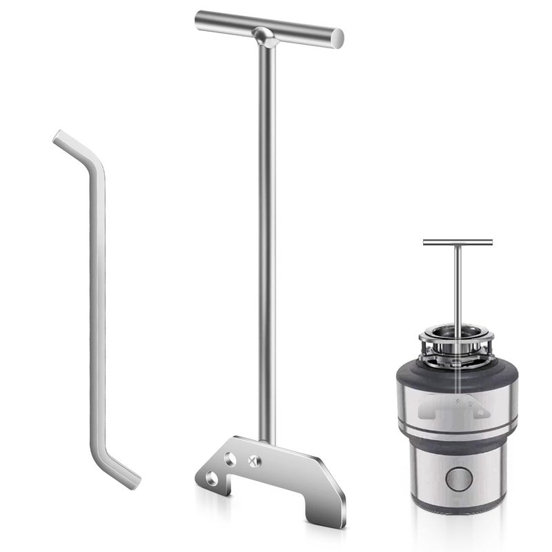 Extended Grip Garbage Disposer Unjamming Wrench Compatible with Waste King and Moen Garbage Disposals Fits Unclog Kitchen Sink Clogging Wriggle It Into Place And Give A CounterClockwise Turn