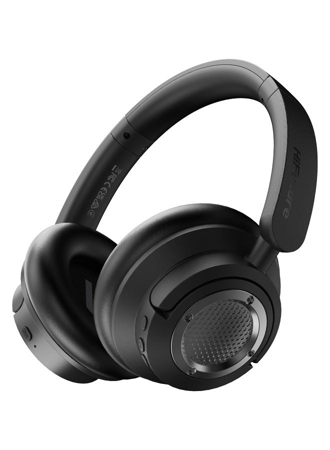 HiFuture FutureTour X Wireless Over-Ear Headphones with 40mm Drivers, Active Noise Cancellation, 35H Playtime, Bluetooth 5.4, ENC Mics, Foldable Design, Fast Charging - Image 1