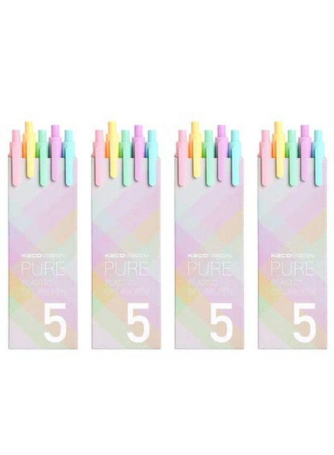 Kaco 20 Pieces Gel Ink Pens Black Refill, Quick Dry Ink Pens Retractable Ink Pens Rolling Ball Pens 0.5 Mm Extra Fine Point Smooth Writing Pens By Lanxivi - Image 4