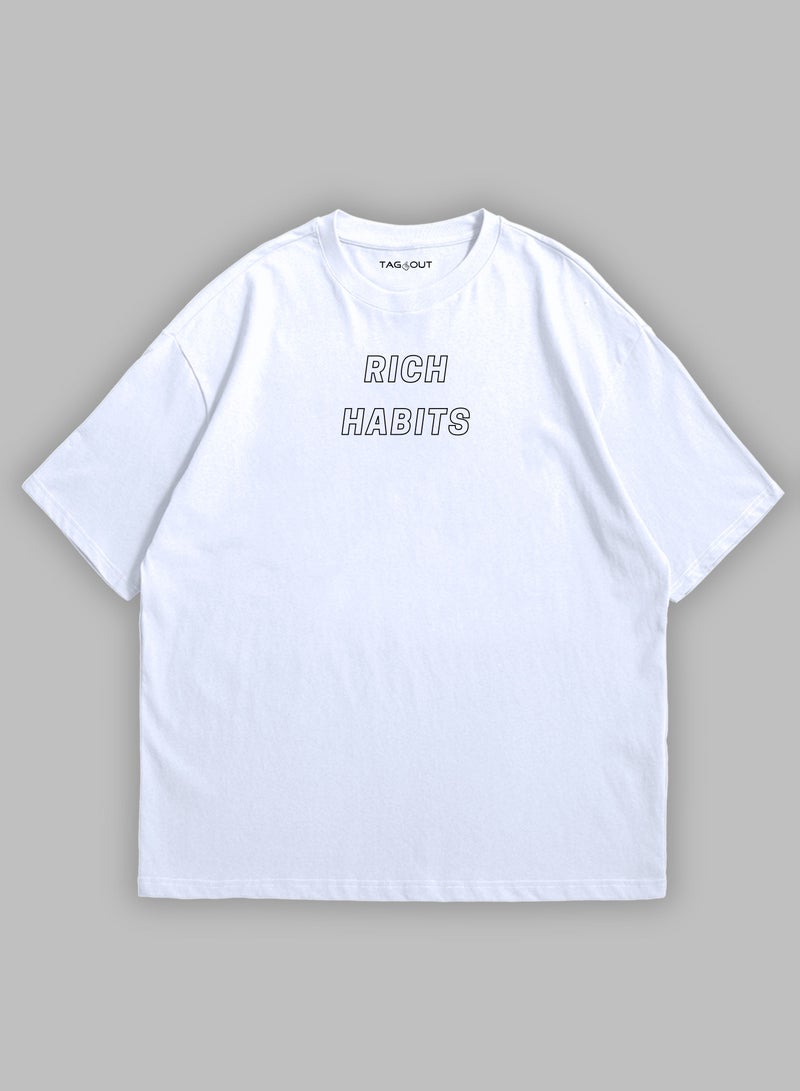 TAG OUT Unisex Summer Oversized Loose T-shirt Drop Shoulder Boxy Fit  - Image 3