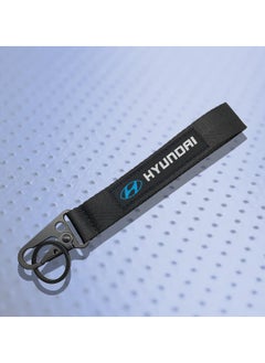 HYUNDAI Premium Type Fabric Strap Keychain Car Key Chain, Home Keychain HYUNDAI  - Image 3