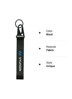 HYUNDAI Premium Type Fabric Strap Keychain Car Key Chain, Home Keychain HYUNDAI  - Image 2