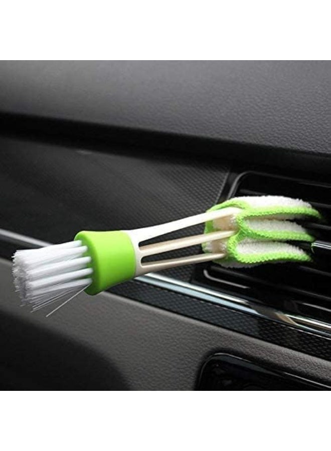 فرشاة تنظيف مكيف السيارة - فرشاة دقيقة لتنظيف فتحات التهوية، وفجوات لوحة القيادة، والشقوق الداخلية | شعيرات ناعمة لإزالة الغبار والتنظيف العميق للداخل - Image 3