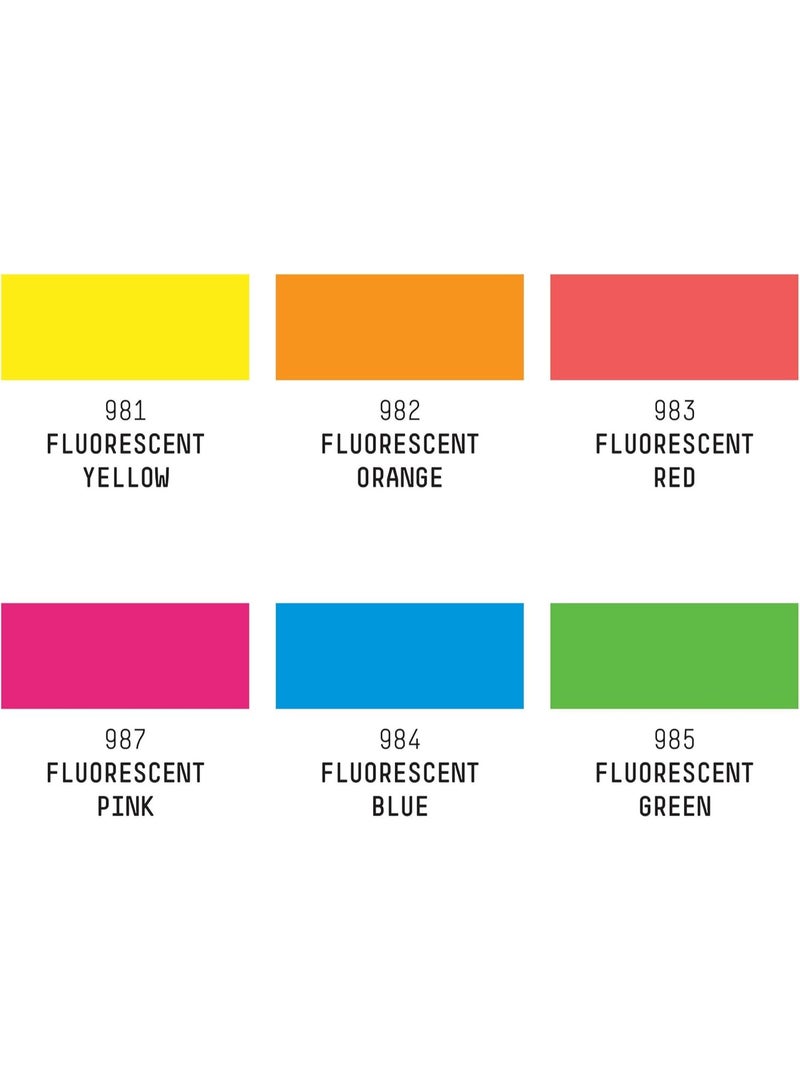 Liquitex 6-Piece Professional Paint Marker Set Flourescent Colours - Image 3